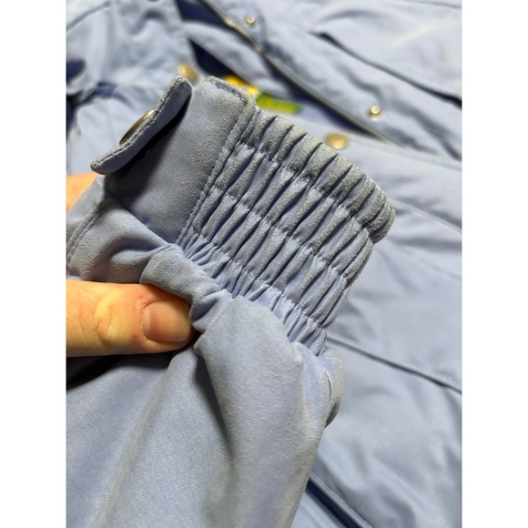 Cabelas Womens Light Blue Hooded Full Zip Waterproof Jacket Size Medium - Picture 15 of 16